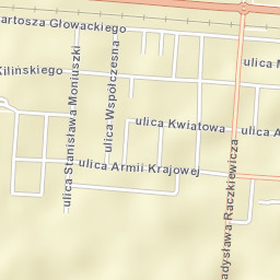 Wesoła Street Map