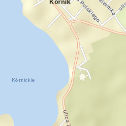 Kórnik Street Map