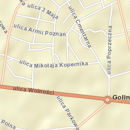 Golina Street Map