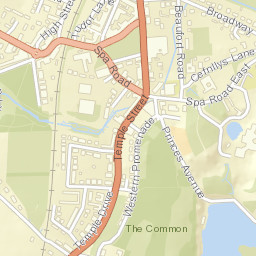 Princes Avenue, Llandrindod Wells, Powys Street Map