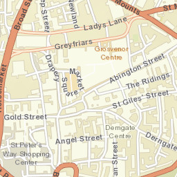 15 St Giles' St, Northampton NN1, UK Street Map