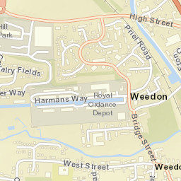 Weedon Beck Street Map