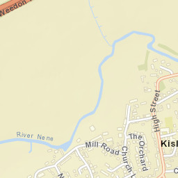 Kislingbury Street Map