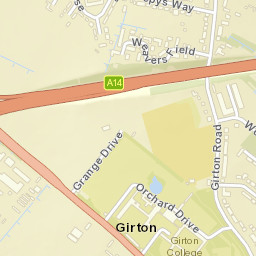 Girton Street Map