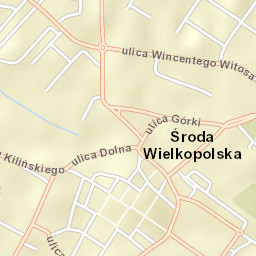 Środa Wielkopolska Street Map
