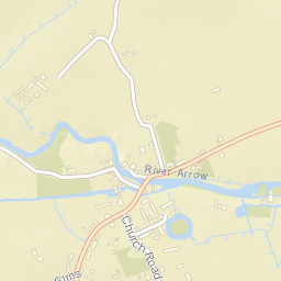 1 Arrow Cottages, Eardisland, Leominster, Herefordshire HR6 9 Street Map