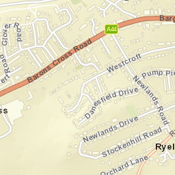 Ryelands Rd, Leominster, Herefordshire HR6, UK Street Map