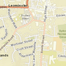 Leominster Street Map