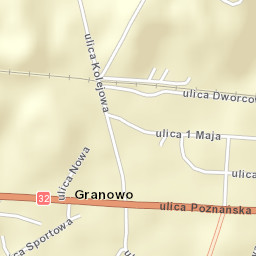 Granowo Street Map