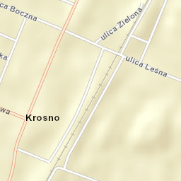 Krosno Street Map