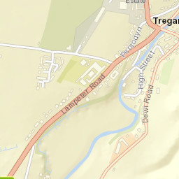B4343, Tregaron, Ceredigion SY25, UK Street Map