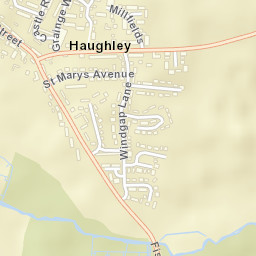 Haughley Street Map
