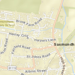 Saxmundham Street Map