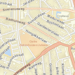 Sprengenweg-Noord Street Map