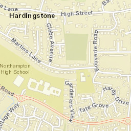 Hardingstone Street Map