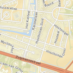 Woudhuis Street Map