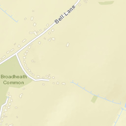 1 Bell Lane, Lower Broadheath, Worcester Street Map