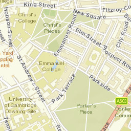 Cambridge, uk Street Map