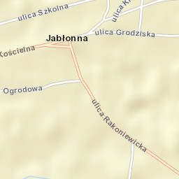 Jabłonna Street Map
