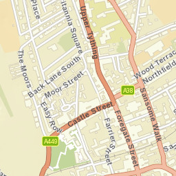 14 Castle St, Worcester WR1, UK Street Map