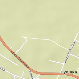 Cybinka Street Map