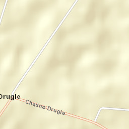 Chąśno Street Map