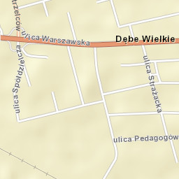 Dębe Wielkie Street Map