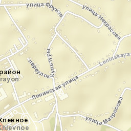 Khlevnoye Street Map