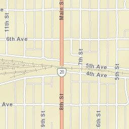 Humboldt Street Map