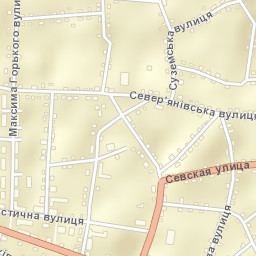 Seredyna-Buda Street Map