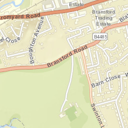 Smiths Avenue, Worcester WR2, UK Street Map