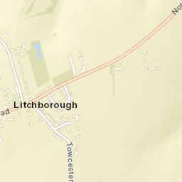 21 Banbury Rd, Litchborough, Towcester, Northamptonshire NN12 Street Map