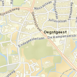 Oegstgeest Street Map