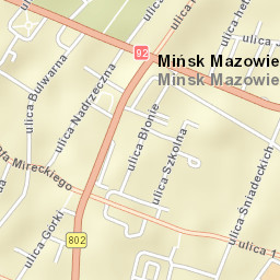 Mińsk Mazowiecki Street Map