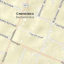 Semenivka Street Map