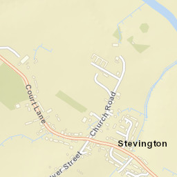 Stevington Street Map