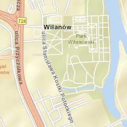 Wilanów Street Map