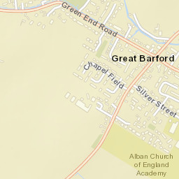 Great Barford Street Map
