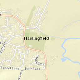 Haslingfield Street Map