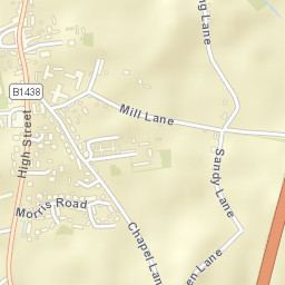 Wickham Market Street Map