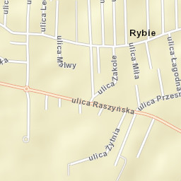 Rybie Street Map