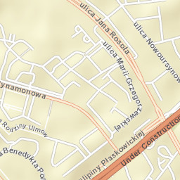 Ursynów Street Map