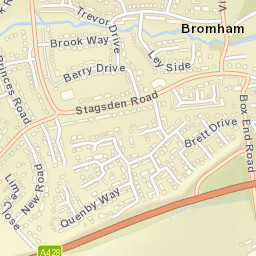 Bromham Street Map