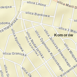 Komorów Street Map