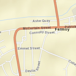 Fermoy Street Map