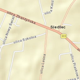 Siedlec Street Map