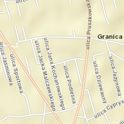 Granica Street Map