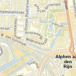 Alphen aan den Rijn Street Map