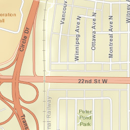 201-331 Vancouver Avenue North, Saskatoon Street Map