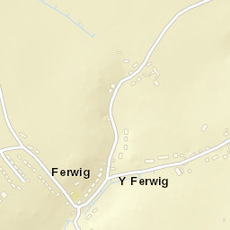 2 Maes Pedrog, Ferwig, Cardigan, Ceredigion Street Map